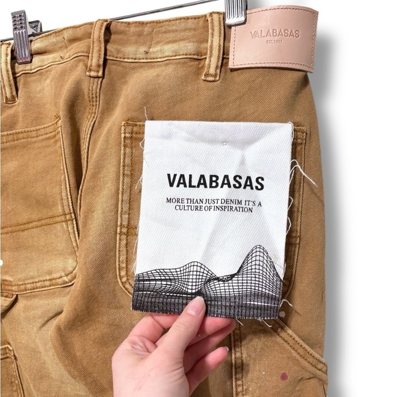 NWT VALABASAS “ALPHA” CAHI STACKED FLARE Bootcut Utility Jean Size 28 - Picture 8 of 10